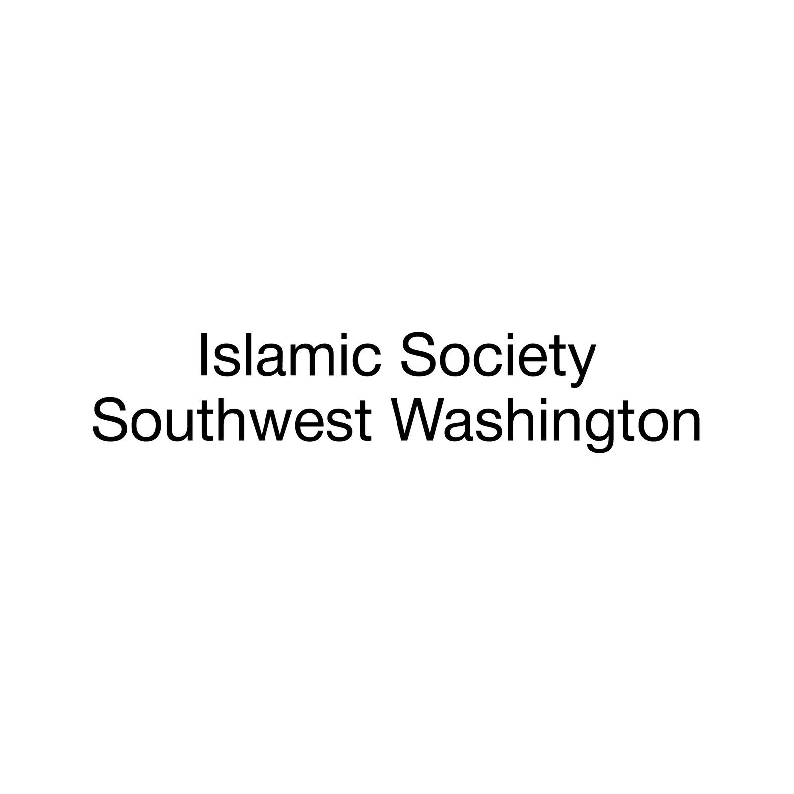 Islamic Society of Southwest Washington Logo